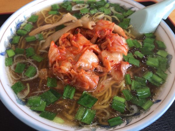 「キムチラーメン550円」@ぺこちゃん食堂の写真