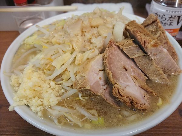 「大豚にネギ」@ラーメン二郎 品川店の写真