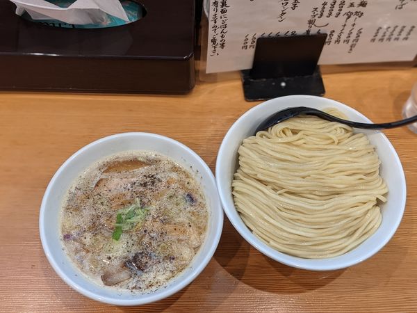 「つけそば大　1050円」@らーめん工房 麺作の写真