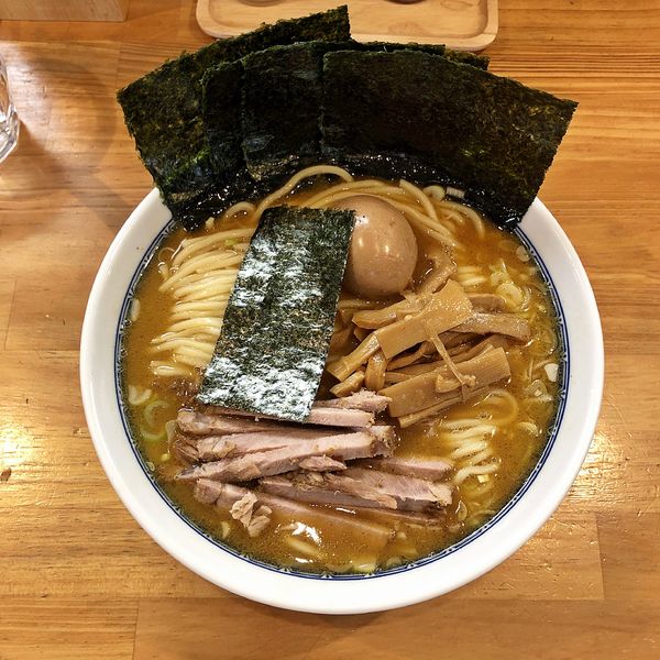 「味噌ラーメン（並）＋海苔＋味玉」@自家製中華そば としおかの写真