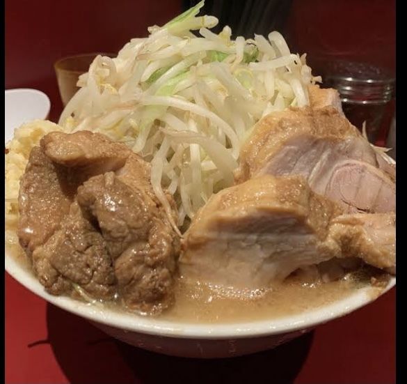 「大豚、全マシ、生卵」@ラーメン二郎 荻窪店の写真