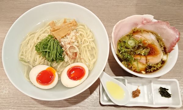 「特製蜆昆布水つけ麺(醤油)」@中華そば 和渦 TOKYOの写真