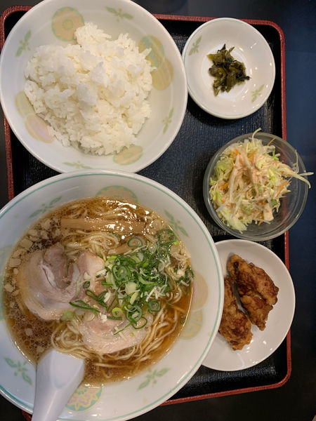 「尾道ラーメン定食　850円」@一龍の写真