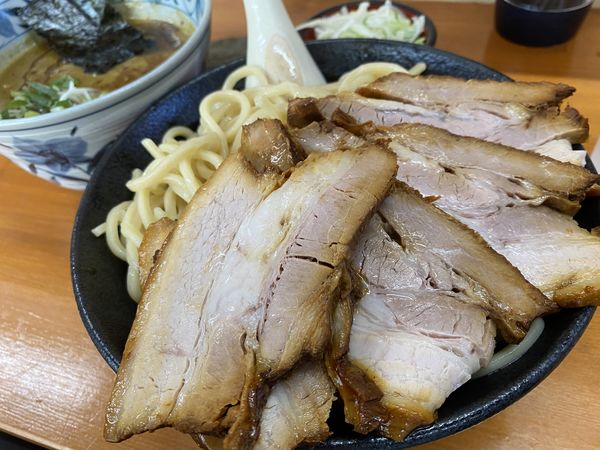 「カレーつけ麺＋肉増し＋ネギ」@自家製麺 福は内の写真