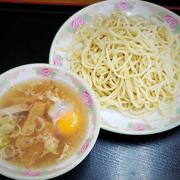 「つけ麺 生玉子入り ７５０円」@丸長 つくば店の写真