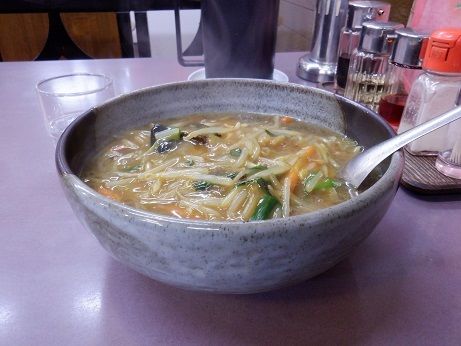 「カレーもやしそば」@中華料理 しみずやの写真