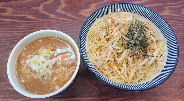 「ざる中華そば 大，辛ネギトッピング   1150円」@良温(Ra-on)の写真