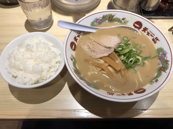 「ラーメンランチ800円」@天下一品 恵比寿店の写真