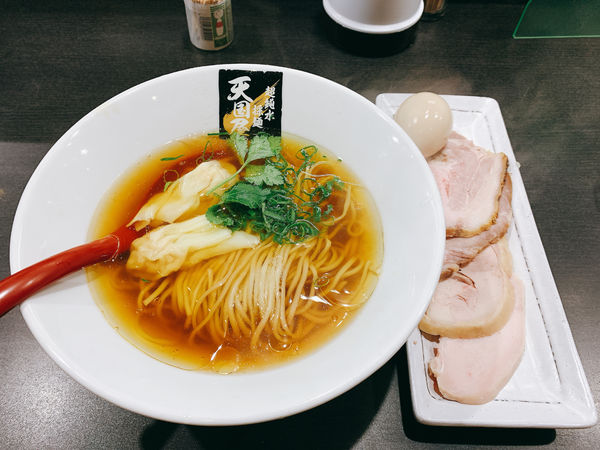 「鶏醤油麺」@超純水採麺 天国屋の写真