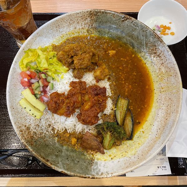 「トリプル（出汁＆ラム＆デビル）辛さ増しのデビル増量」@WACCAの写真