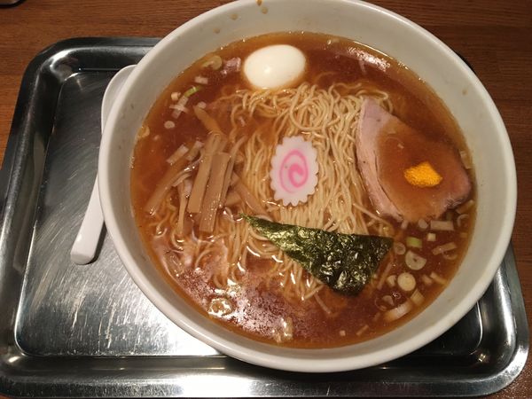 「玉子入り中華そば 大」@中華そば 大海軒 八王子店の写真