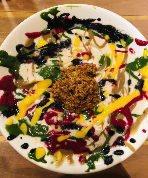 「ペイントクレイジーミルク味噌ラーメン　1000円」@自家製麺 うろたの写真