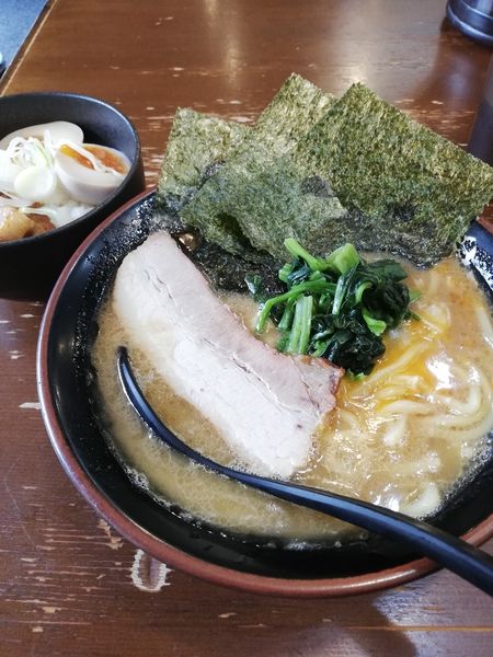 「とき卵ラーメン＋ランチセット」@ラーメン 大山家 昭島店の写真