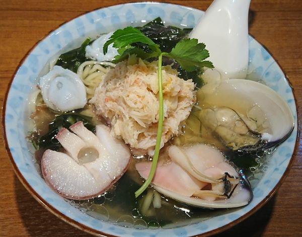 「【限定】うみのそば ￥1100」@寿製麺よしかわ 川越店の写真