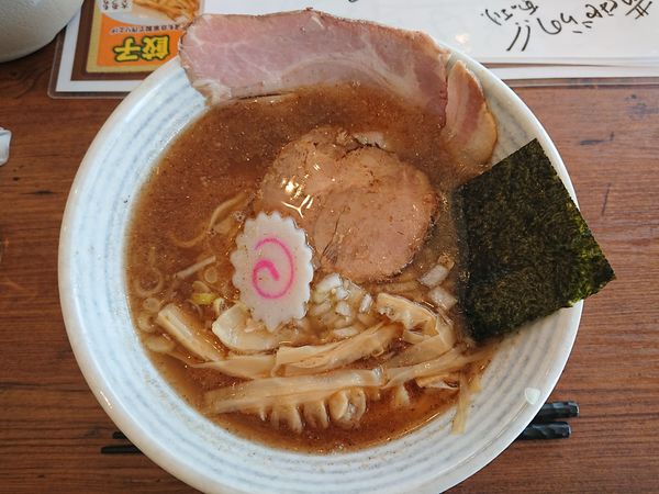 「限定メニュー中華そば魚介￥７３０」@麺通 幹づ記の写真