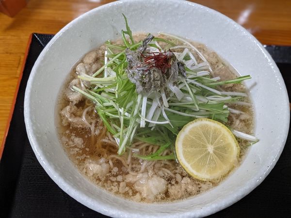 「牛かす麺」@麺処 さくら庵の写真