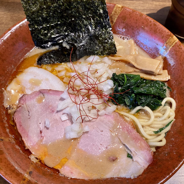 「豚骨海老ラーメン」@五代目むじゃきの写真