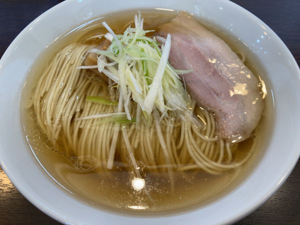 「秋刀魚煮干塩そば」@中華そばイデタの写真