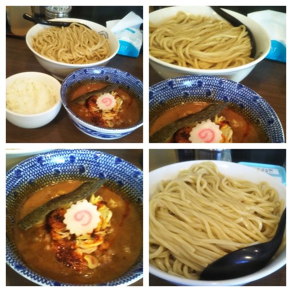 「【限定】秩父味噌熱盛・特盛（辣油増し）+ライス」@狼煙 東大宮店の写真