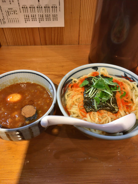「辛つけ麺(魚介)」@麺屋まいどの写真