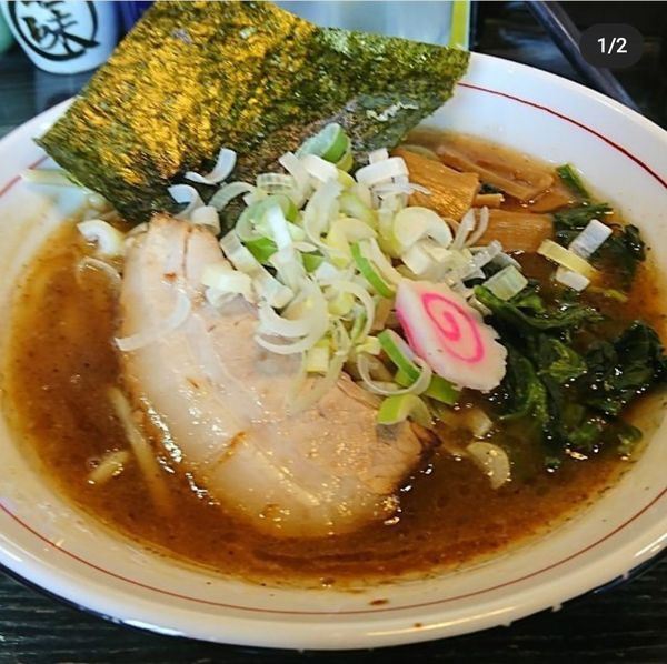 「魚介とんこつ」@らーめん 八幡屋の写真