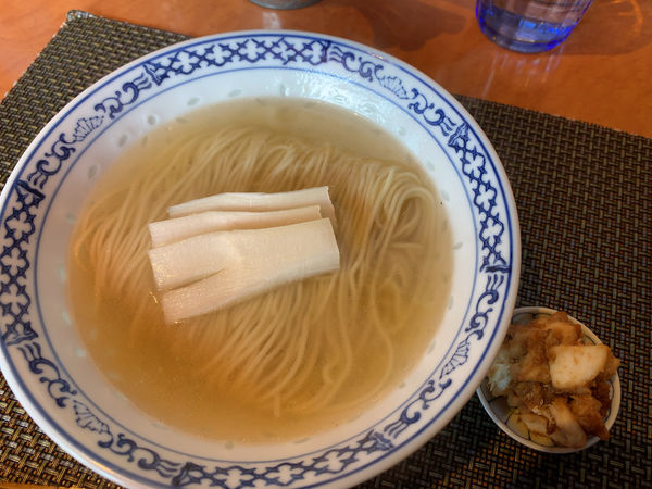 「おかえり大王様のスーパー海鮮塩酒そば1500円」@柴崎亭の写真