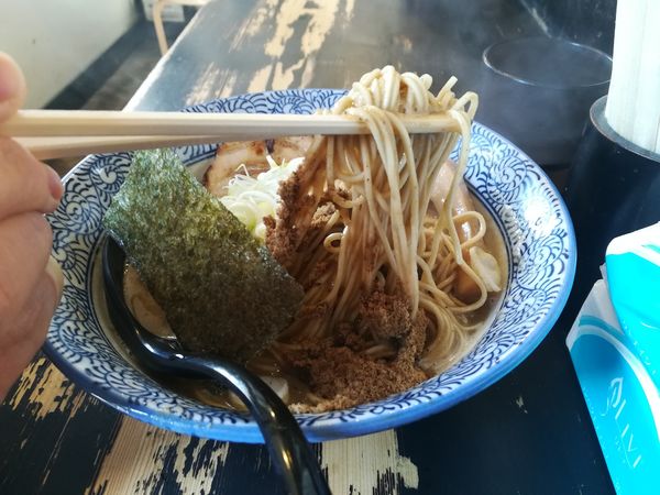 「濃厚狼煙らーめん　細麺」@狼煙 〜NOROSHI〜の写真