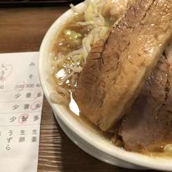 醤油ラーメン200gヤサイアブラニンニク