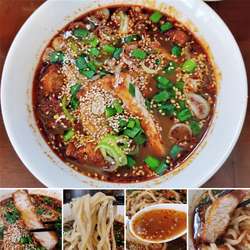 排骨担々麺　1078円