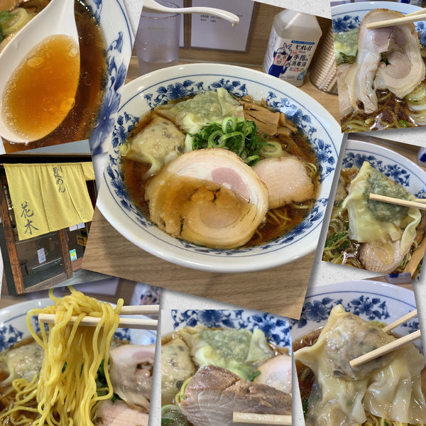 「ラーメン800円＋わんたん２つ」@覆めん 花木の写真