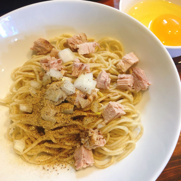 「和え麺 たまご付　200円」@麺＆cafe Coi.Coi.の写真