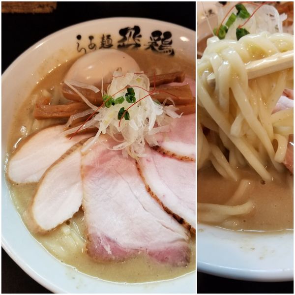 「鶏白湯そば+全部のせ+麺大盛り」@らぁ麺 飛鶏の写真