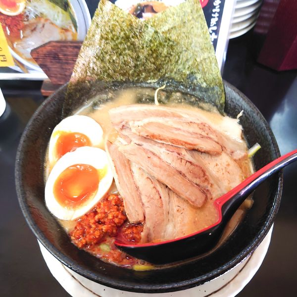 「みそまるおう麺920　大盛110」@らあめん まるおうの写真