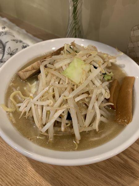 「味噌ラーメン800円 たっぷり野菜150円」@麺屋 幸生の写真