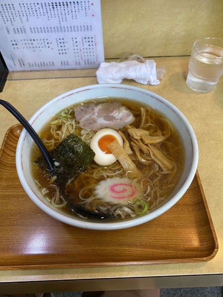 「ラーメン600円」@勝来軒の写真