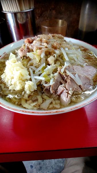 「大豚ラーメン700円全まし」@ラーメン二郎 目黒店の写真