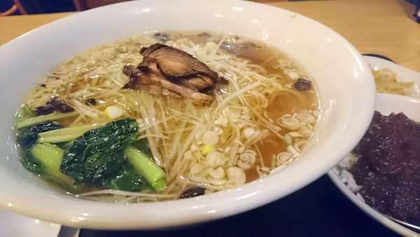 「【昼】温かいネギそば」@中華風家庭料理 Yamaのuchiの写真