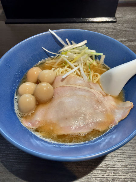 「カニトン＋うずら味玉+浅蜊和え玉」@カニトン 東神奈川店の写真