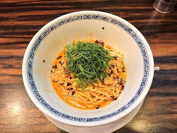 「あん肝のあえそば」@稲荷屋の写真