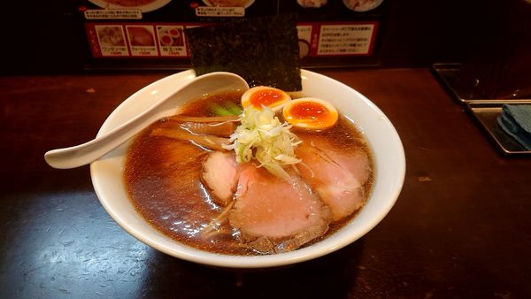 「あっさり煮干し 味玉 大盛」@ラーメン 一兎の写真