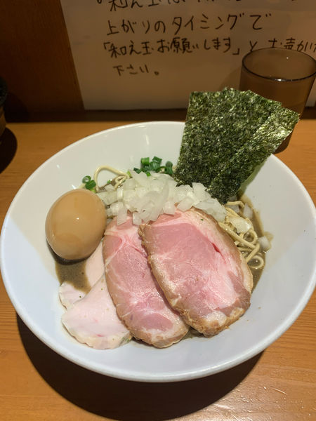 「特製濃厚煮干しそば」@亀戸煮干中華蕎麦 つきひの写真