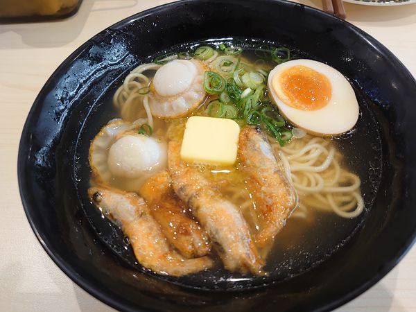 「ほたて塩バターラーメン」@はま寿司 新狭山店の写真