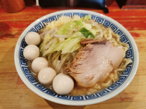 「プチラーメンうずら」@ラーメン二郎 会津若松駅前店の写真