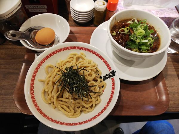 「肉汁つけ麺レベル３＋肉１UP」@肉汁麺ススム 下北沢店の写真