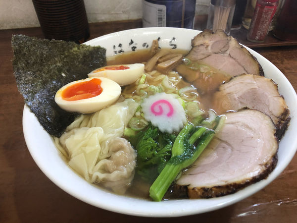 「はな盛りらーめん醤油大盛り　1020円」@華の蔵 館山店の写真