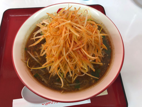 「たいわんラーメン　辛味ネギ」@くるまやラーメン 浦和田島店の写真