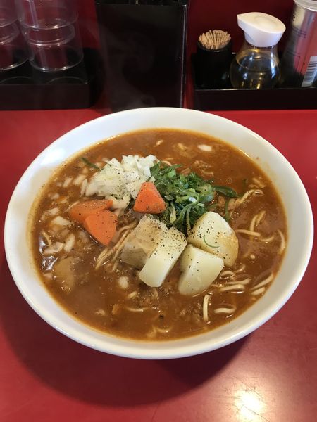「限定 濃厚カレーラーメン 950円」@らー麺 つけ麺 おぐりの写真