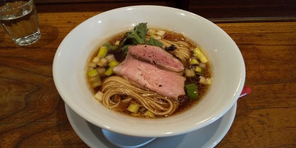 「鴨そば」@中華そば 先崎の写真