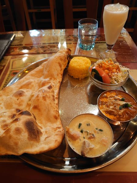 「日替りセット(1550円+税)」@インド・ネパール料理 KAMANA 川越西口店の写真