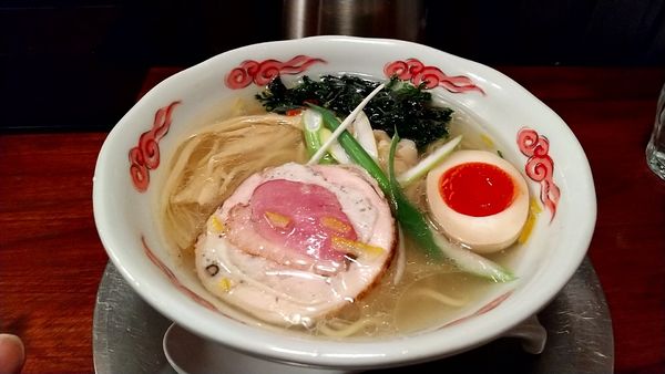 「鶏そば（７００円）」@麺・DINING 毘沙門天の写真
